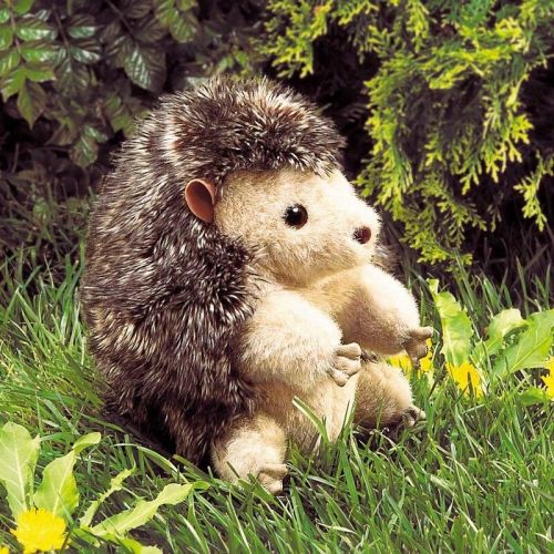  NEW PLUSH SOFT TOY Folkmanis 2192 Hedgehog Hand Puppet