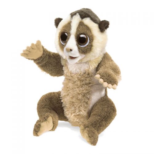  *NEW* PLUSH SOFT TOY Folkmanis 3072 Slow Loris Primate Hand Puppet