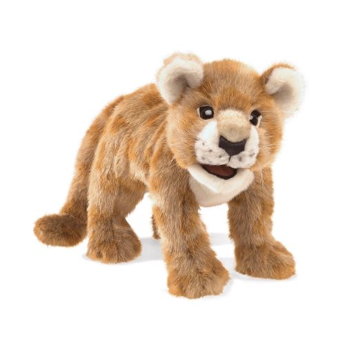  African Lion Cub Puppet w Movable Mouth, Folkmanis MPN 3064, 3 & Up, Unisex