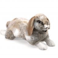 Holland Lop Rabbit Hand Puppet with Movable Mouth & Paws, Folkmanis MPN 2892