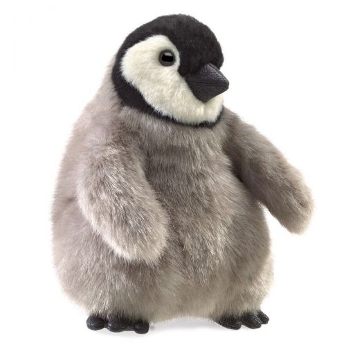  Baby Emperor Penguin Puppet by Folkmanis MPN 3126, Boys & Girls, 3 Years & Up