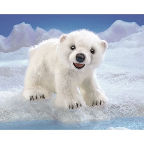  Folkmanis Polar Bear Cub Hand Puppet