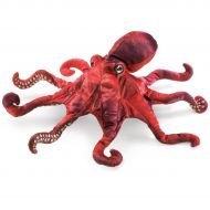 Folkmanis Red Octopus Hand Puppet