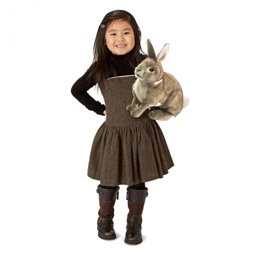  Folkmanis Cottontail Rabbit Hand Puppet