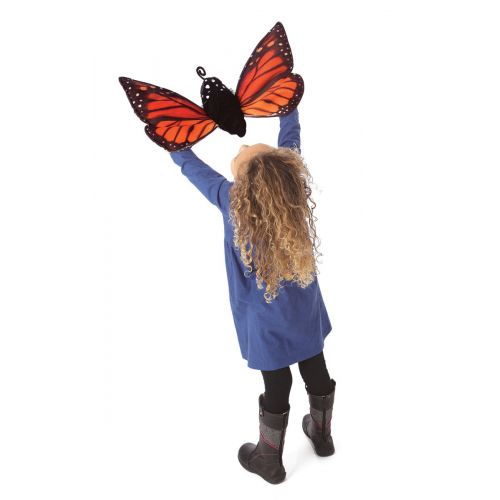  Folkmanis Monarch Life Cycle Reversible Hand Puppet Plush