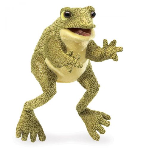  Folkmanis Funny Frog Hand Puppet