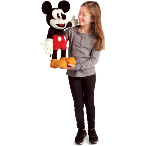  Folkmanis 5008 Disney Mickey Mouse Hand Puppet, Standard, Multicolor, Black, Gold, Red, White
