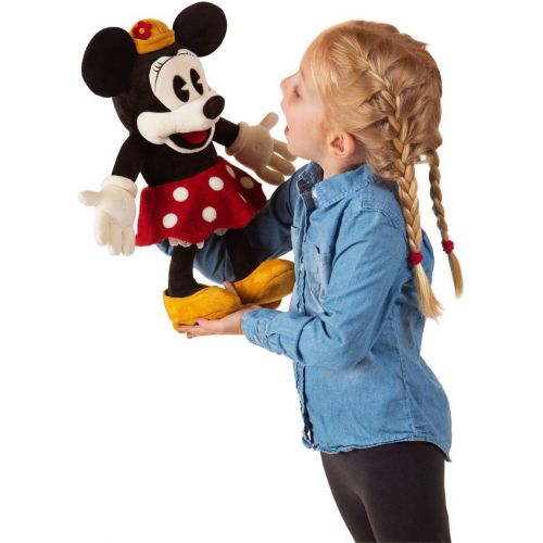  Folkmanis Vintage Minnie Disney Character Puppet, Black, Gold, Red, White (5019)