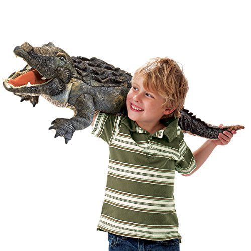  American Alligator Hand Puppet by Folkmanis - 2921