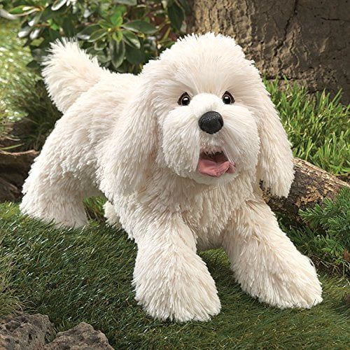  Folkmanis 3053 Panting Dog Hand Puppet Plush