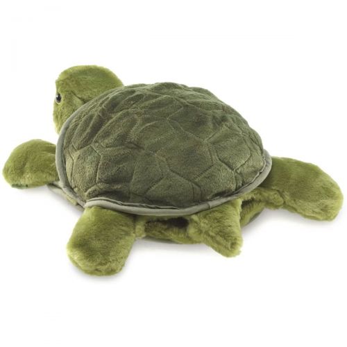  Plush Turtle Puppet 13 by Folkmanis - 2021FM