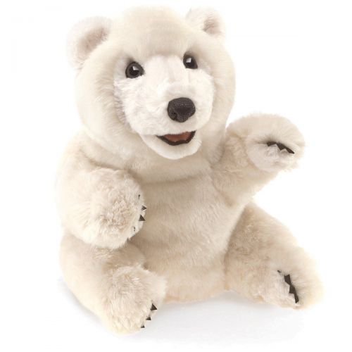  Folkmanis Puppets Play Pretend Fun Animal Puppets (Sitting Polar Bear)