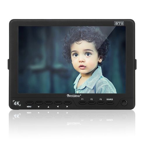  Fomito Bestview S7II Professional 4K Field Monitor 7 Inch HD LCD Screen (IPS, 1920x1200), HDMI  3G-SDI Input and Output