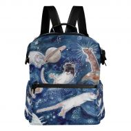 Fonmifer Rats Are Stars Spelled Backwards Casual Backpack Lightweight Travel Daypack Bag Multi-Pocket Student School Bag