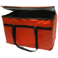 Food Phoenix 13-Inch by 22-Inch by 10-Inch Insulated delivery bags, Red