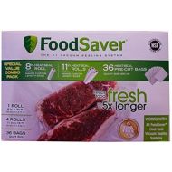 FoodSaver Clear Heat Seal Rolls With Precut Bags