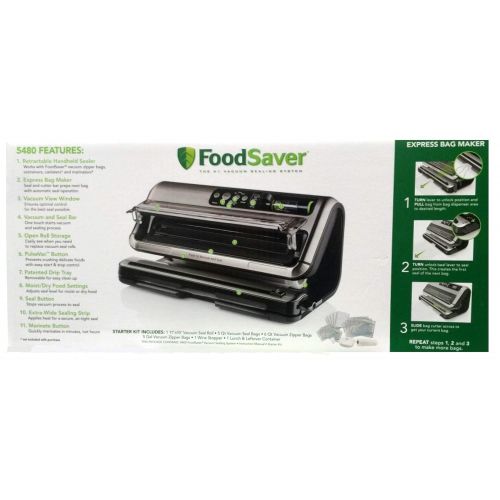  FoodSaver 2-in-1 Vacuum Sealing System with Starter Kit, 5400 Series