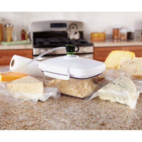  FoodSaver Rectangular Canister with Bonus Cheese Grater