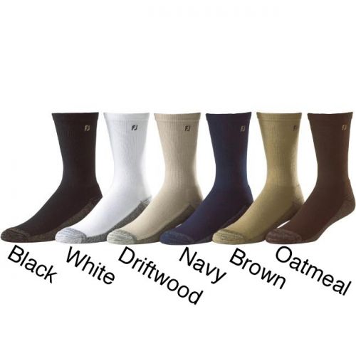  FootJoy Mens ProDry Crew Golf Socks (Pack of 6) by FootJoy