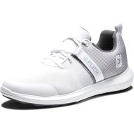 FootJoy mens Fj Flex Golf Shoe, White, 8.5 US