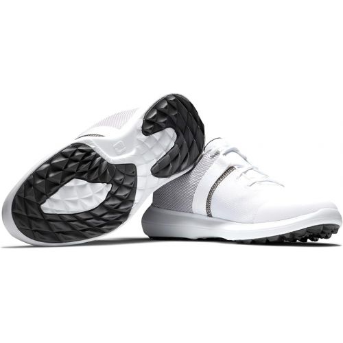  FootJoy mens Fj Flex Golf Shoe, White, 8.5 US