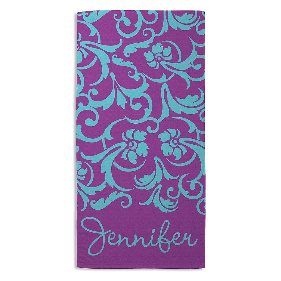 For Mom Beach Towel in Purple