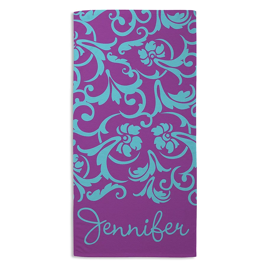  For Mom Beach Towel in Purple