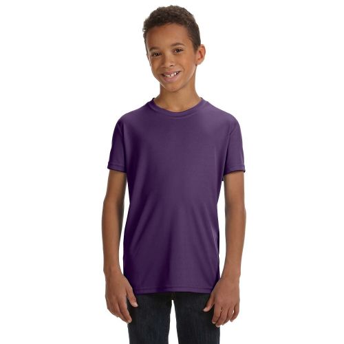  For Team 365 Sport Purple Polyester Short-sleeved Performance T-shirt