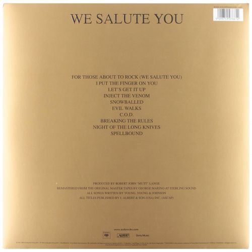  For Those About to Rock We Salute You [Vinyl]