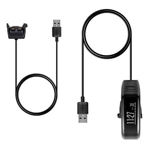  For Garmin Vivosmart HR/Garmin Vivosmart HR+ Charger (Black), Replacement Charging Cable Cord for Garmin Vivosmart HR/Garmin Vivosmart HR Plus