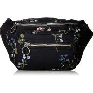 For Love & Lemons Womens Emilie Fanny Pack, black Floral, One Size