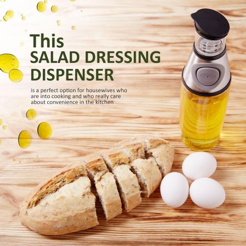  For best prep For Best Prep Olive oil dispenser - Olive oil bottle - Vinegar and soy sauce dispenser 17 oz or 500 ml capacity  any simple syrup fits - for all your cooking purposes