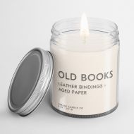 ForageCandle OLD BOOKS Soy Candle, Book Lover Gift, Book Lover Candle, Book Scented Candle, Literary Candle, Book Inspired Candle, Book Candle Scent