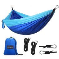 Forbidden SHINE HAI Camping Hammock, Lightweight Parachute Nylon Garden Hammock, Portable Bed for Backpacking, Camping, Travel, Beach, Yard