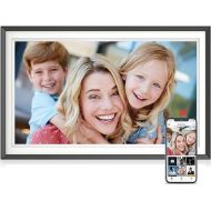 Forc Digital Picture Frame 15.6 Inch Digital Photo Frame, 1920x1080 IPS FHD Touch Screen, Built-in 32GB Storage, Auto Rotate Electronic Picture Frame Share Photos and Videos from Free APP