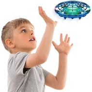 [아마존 핫딜] [아마존핫딜]Force1 Hand Operated Drones for Kids or Adults - Scoot Hands Free Mini Drone Helicopter, Easy Indoor Small Orb Flying Ball Drone Toys for Boys or Girls (Blue)
