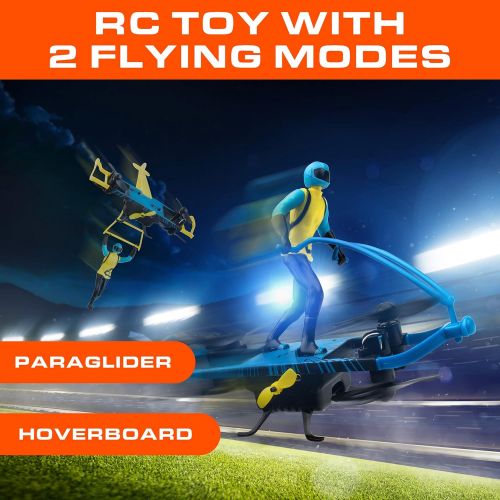  [아마존 핫딜] Force1 Stunt RC Mini Drone for Kids  Remote Control Flying Toys for Kids with Paraglider and Hover Modes, Action Figure