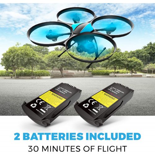  Force1 Drone with Camera Live Video Quadcopter  U49WF RC WiFi FPV Drones with Camera for Adults or Kids, 720p HD Camera Drones for Beginners wExtra Battery