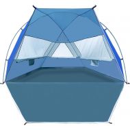 Forceatt 2 and 3 People Beach Camping Shade Tent,Sunscreen UPF50 +, Simple Installation, Light and Easy to Carry, Seaside Vacation Beach Camping is The First Choice.