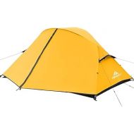 Forceatt 2 and 3 Person Camping Tent, Waterproof Windproof 4 Seasons Backpacking Tent Double Doors Aluminum Pole 4 Colors, Easy Set Up Lightweight Hiking Tent Suitable for Outdoors