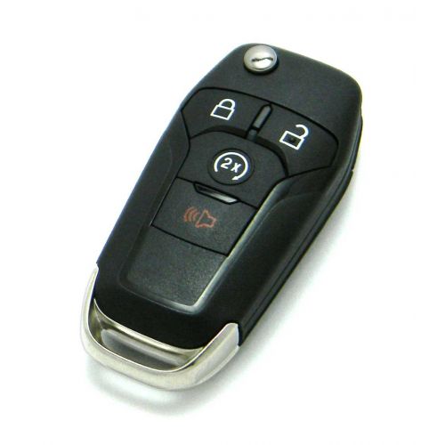  OEM Ford 4-Button Flip Key Fob Remote with Remote Start (FCC ID: N5F-A08TDA, PN: 164-R8134)