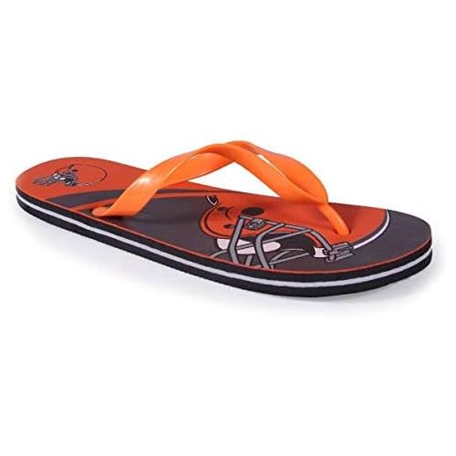  Forever Collectibles Happy Feet Mens and Womens Officially Licensed Big Logo Flip Flops