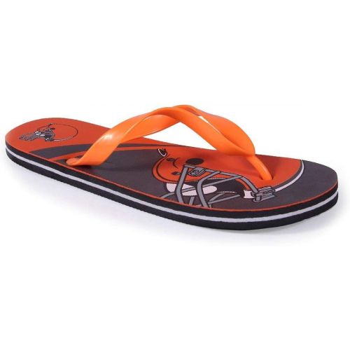  Forever Collectibles Happy Feet Mens and Womens Officially Licensed Big Logo Flip Flops