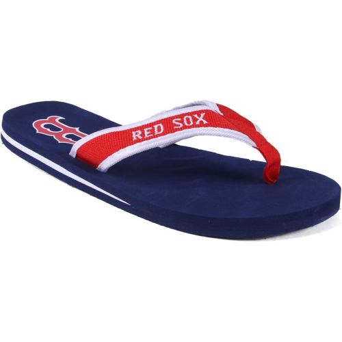  Forever Collectibles Officially Licensed MLB Contour Flip Flops - Happy Feet and Comfy Feet