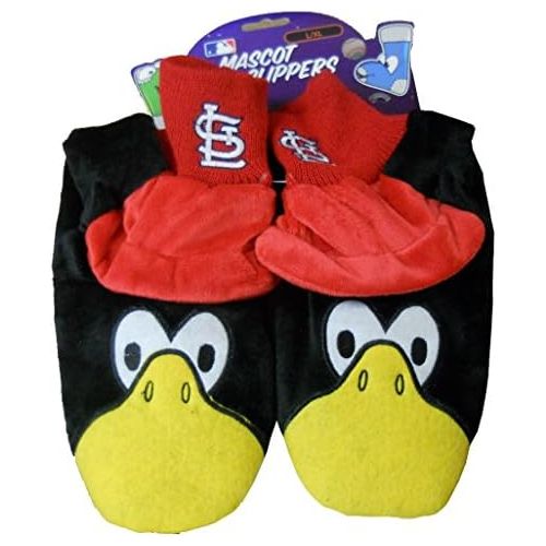  Forever Collectibles St. Louis Cardinals MLB Womens Mascot Slipper Adult Size L/XL