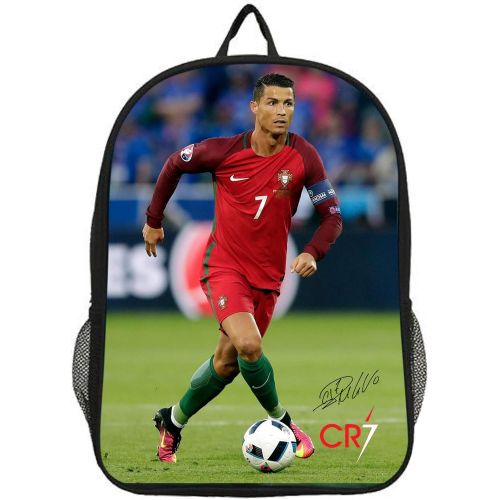  Forever Inc Cristiano Ronaldo #7 Soccer Picture Backpack Gift School Bag Dimensions H 16.3 x W 11.8 x D 5.9 in