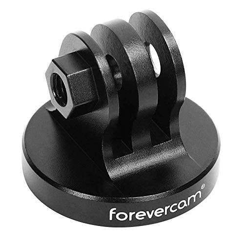  Aluminum Tripod Mount Adapter Compatible for Gopro Hero10，9，8, 7, 6, 5, 4, 3+, 3, 2, 1 HD, Hero Fusion, Gopro Hero (2018),DJI OSMO Action Camera Black by Forevercam