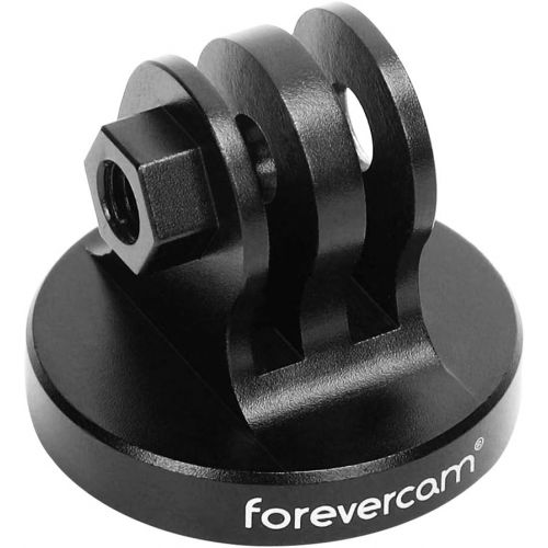  Aluminum Tripod Mount Adapter Compatible for Gopro Hero10，9，8, 7, 6, 5, 4, 3+, 3, 2, 1 HD, Hero Fusion, Gopro Hero (2018),DJI OSMO Action Camera Black by Forevercam