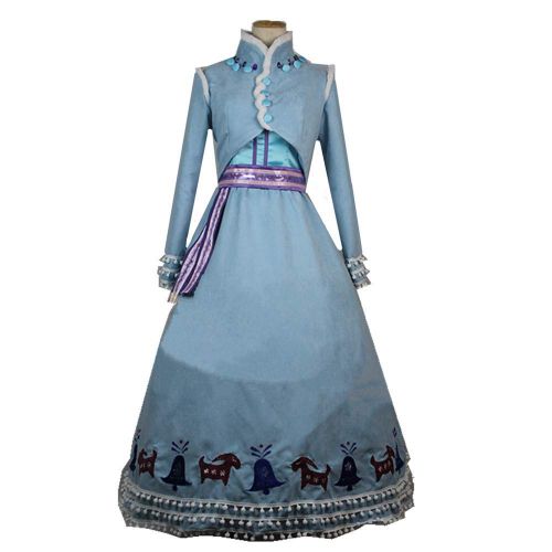  Forevercos Adult Princess Cosplay Costume Anna Cosplay Costume Christmas Halloween Costume Full Set