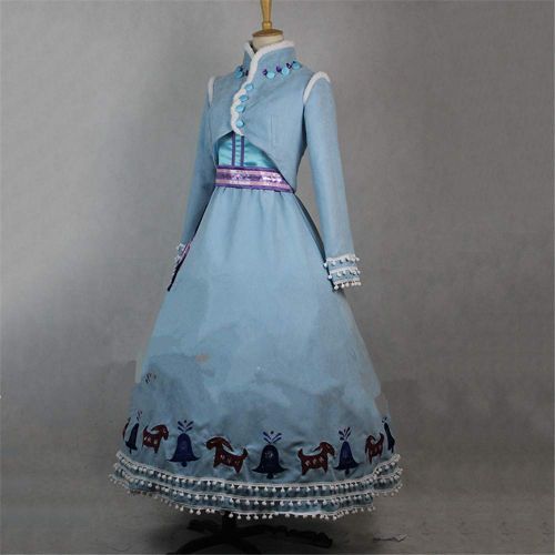  Forevercos Adult Princess Cosplay Costume Anna Cosplay Costume Christmas Halloween Costume Full Set